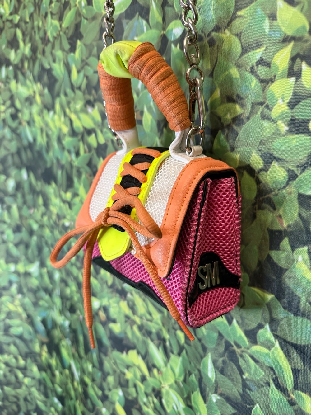 Steve Madden Orange, Pink & Lime Mini Crossbody Bag - Picture 5 of 11